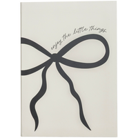 A5 Flexi Bow Enjoy the Little Things Notebook