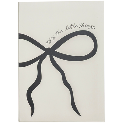 A5 Flexi Bow Enjoy the Little Things Notebook image number 1