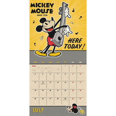 Mickeys Christmas Party Calendar 2022 Disney Mickey Mouse 2022 Square Calendar From £1.75 | The Works