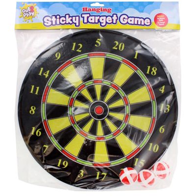 Out 2 Play - Black Hanging Sticky Target Game image number 1