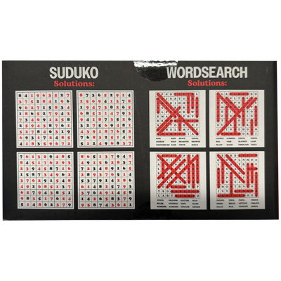 Wordsearch & Suduko Toilet Roll: Pack of 2 image number 2