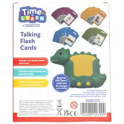 PlayWorks Time to Learn Talking Flash Cards image number 3