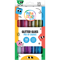Glitter Glue Set: Pack of 18