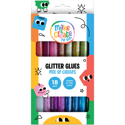 Glitter Glue Set: Pack of 18 image number 1
