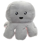 Large Reversible Squid Plush Toy: Grey & Pink image number 1