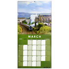Steam Trains 2022 Square Calendar and Diary Set image number 2