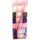 Assorted Soft Pastel Yarn Knitting Set: Pack of 6 image number 1