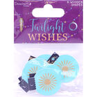 Twilight Wishes Wooden Bauble Shapes - Pack of 6 image number 1