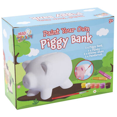 Paint Your Own Piggy Bank Money Box image number 1