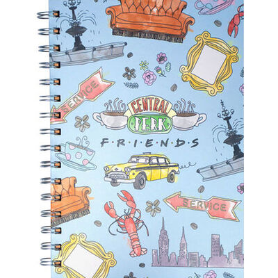 A5 Friends Marl Lined Notebook image number 1
