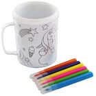 Colour Your Own Mug: Unicorn image number 2