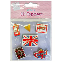 Great British Card Toppers: Pack of 6