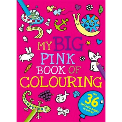 My Big Pink Book of Colouring image number 1