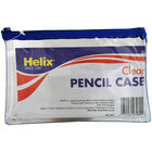 Helix Clear Pencil Case - Assorted image number 1