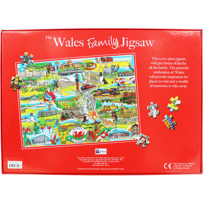 The Wales 1000 Piece Family Jigsaw Puzzle image number 3