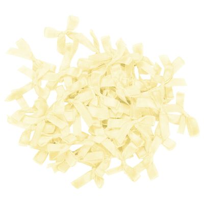 Cream Ribbon Bows: Pack of 60 image number 1