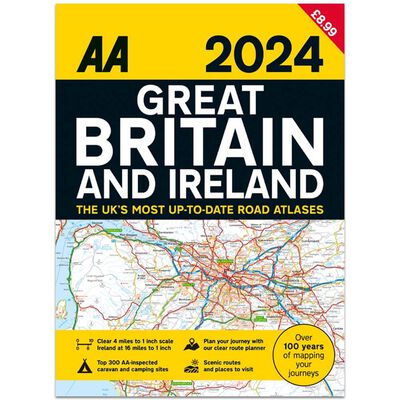 Road Atlas Great Britain and Ireland: AA 2024 image number 1