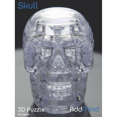 3D Skull 49 Piece Jigsaw Puzzle image number 1