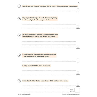 KS2 English Targeted Question Book: Year 5 Comprehension Book 1 image number 3