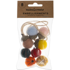 Felt Acorn & Pumpkins: Pack of 8 image number 2