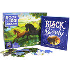 Black Beauty 100 Piece Jigsaw Puzzle and Book Set image number 2