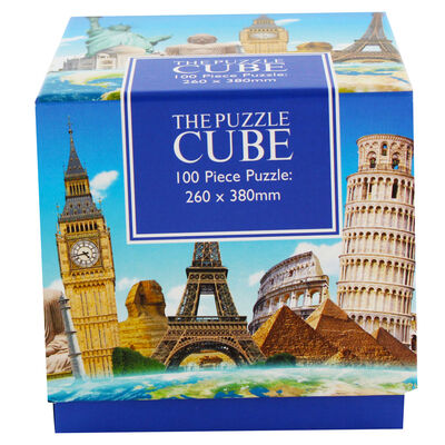 World Landmarks 100 Piece Jigsaw Puzzle image number 2