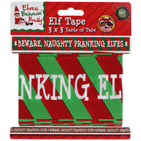 Elves Behaving Badly Warning Tape