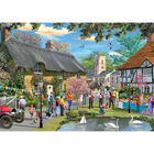 The Village Pond 1000 Piece Jigsaw Puzzle image number 2