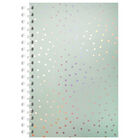 A5 Wiro Spotted Iridescent Lined Notebook image number 1