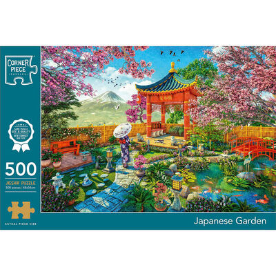 Japanese Garden 500 Piece Jigsaw Puzzle image number 1