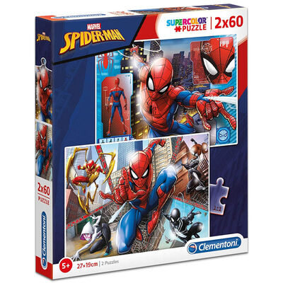Marvel Spiderman 2 in 1 Jigsaw Puzzle Set image number 1
