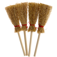 Mini Broom Embellishments: Pack of 4