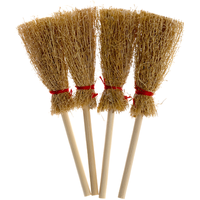 Mini Broom Embellishments: Pack of 4 image number 1