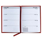 A6 Week to View Red 2026 Diary image number 2