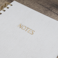 Roselle A5 Corduroy Notebook