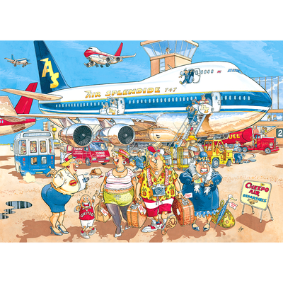 Wasgij Original 2 Happy Holidays! 1000 Piece Jigsaw Puzzle image number 2