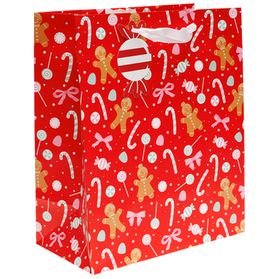 Gingerbread Candy Large Gift Bag image number 1