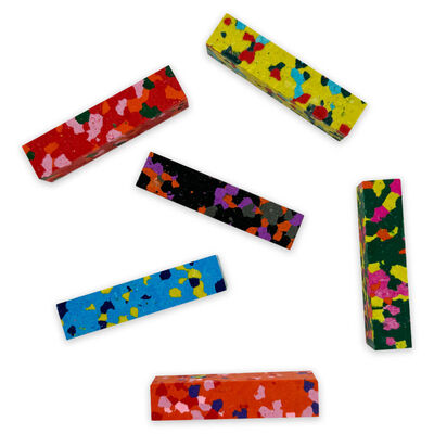 Confetti Wax Crayons: Pack of 6 image number 2