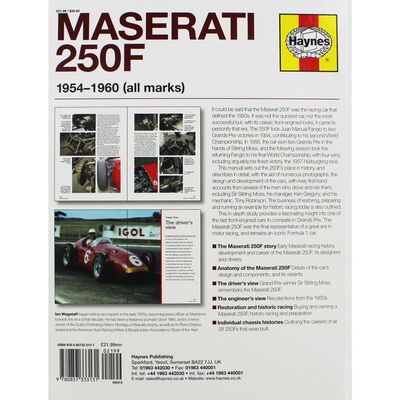 Haynes: Maserati 250F image number 3