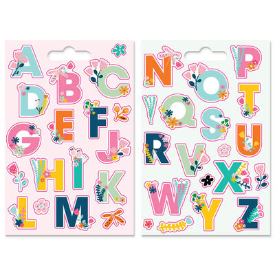 Floral Letters Sticker Book image number 2