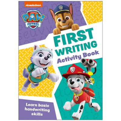 Paw Patrol First Writing Activity Book image number 1
