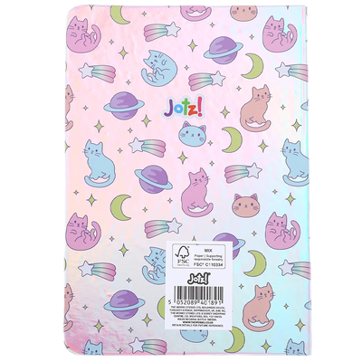 Jotz! A5 Flexi Cosmic Cat Notebook image number 3