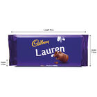 Cadbury Dairy Milk Chocolate Bar 110g - Lauren image number 3