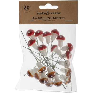 Mini Toadstools: Pack of 20 image number 2