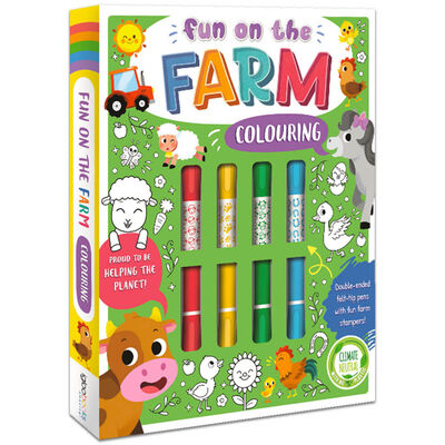 Fun on the Farm Colouring image number 1