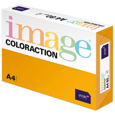 A4 Mid Orange Venezia Image Coloraction Copy Paper: 250 Sheets image number 1