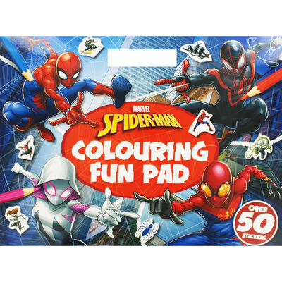 Marvel Spider Man Colouring Fun Pad image number 1
