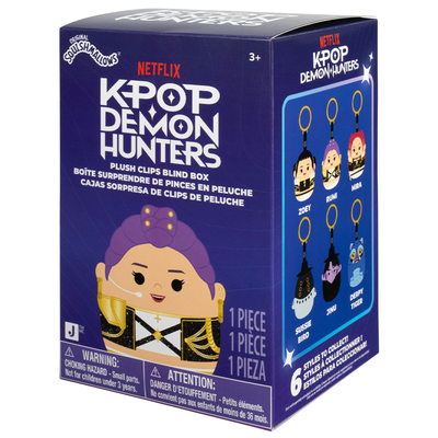 KPop Demon Hunters Squishmallows Little Plush Clip: Assorted image number 3