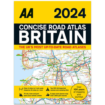 AA Concise Road Atlas Britain 2024 image number 1