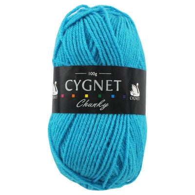Cygnet Chunky Turquoise Yarn: 100g image number 1